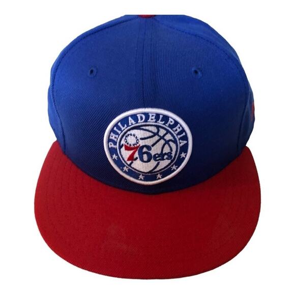 New Era NBA Mens 2-Tone 59FIFTY Show Your Loyalty Philadelphia 76ers Fitted Hat - Picture 2 of 12